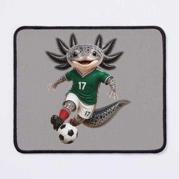 Item preview, Axolotl Soccer Mexico Jersey 17 Cute Football Fan Design designed and sold by MonsoonInkX.