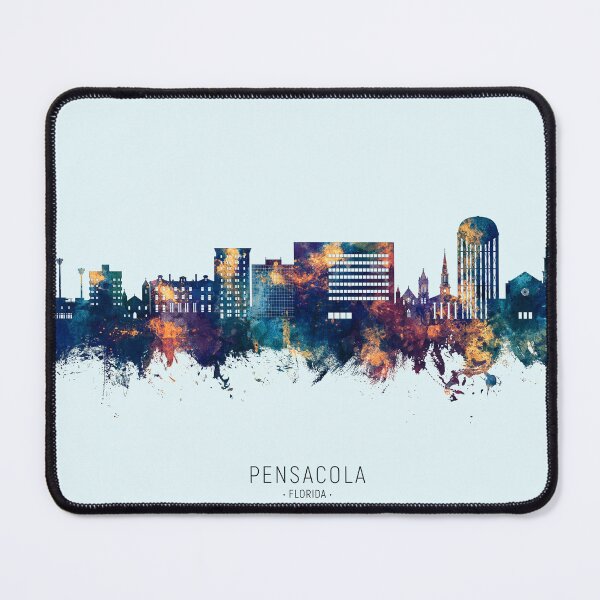 Item preview, Pensacola Florida Skyline designed and sold by ArtPrints.