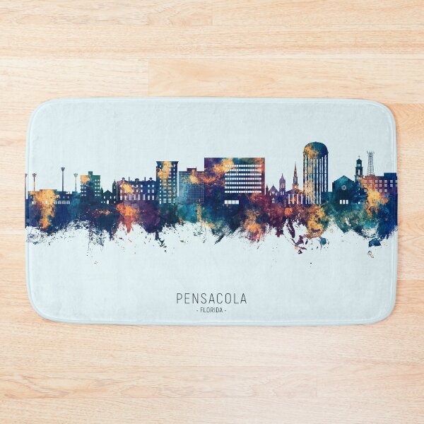 Item preview, Pensacola Florida Skyline designed and sold by ArtPrints.