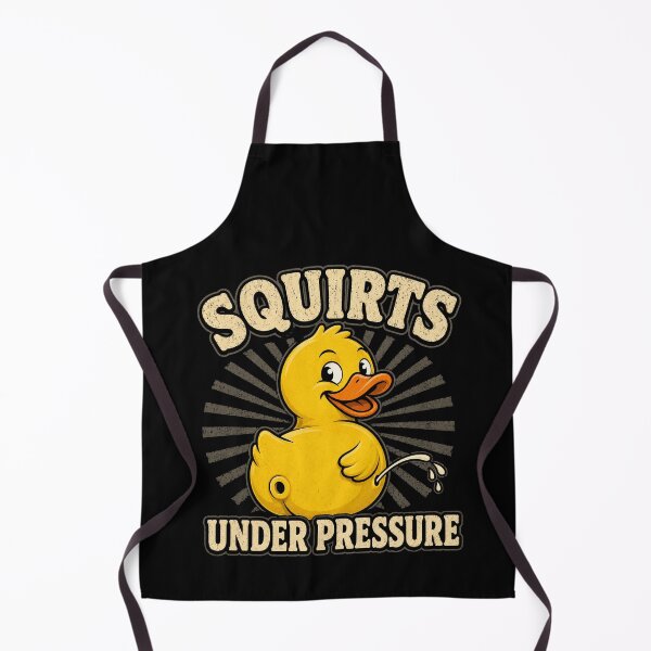 Item preview, Squirts Under Pressure Funny Rubber Duck Bath Humor designed and sold by MakmurMpxgo.