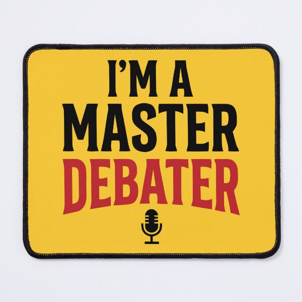 Item preview, Funny Master Debater Speech Club designed and sold by Amir Faysal.