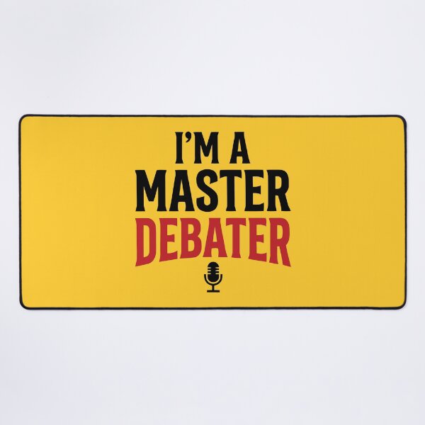 Item preview, Funny Master Debater Speech Club designed and sold by Amir Faysal.