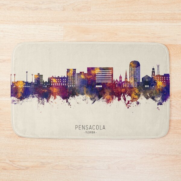 Item preview, Pensacola Florida Skyline designed and sold by ArtPrints.