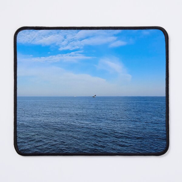 Item preview, Calm Black Sea Romania – Seagulls Blue Sky Print designed and sold by MSMPrintDesign.