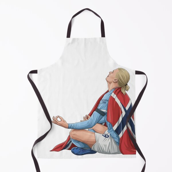 Item preview, Erling Haaland Goal Machine – Norway Football Superstar Illustration designed and sold by Mialunaa.