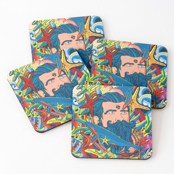 Item preview, Poseidon king of the sea designed and sold by Swadeillustrations.