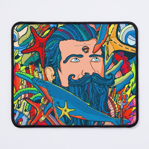 Item preview, Poseidon king of the sea designed and sold by Swadeillustrations.