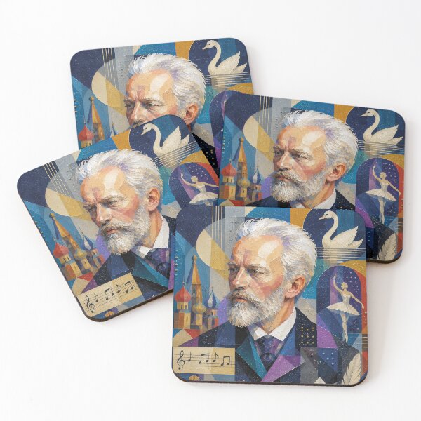 Item preview, Russian composer Pyotr Tchaikovsky painting. designed and sold by GalleryKauffeld.