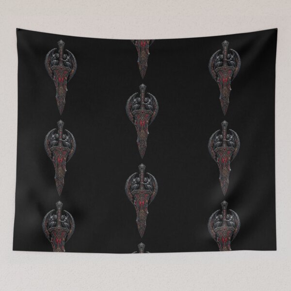 Item preview, Gothic Dagger with Guardian Gargoyles — Stained Glass Blade designed and sold by David Mateo ArtWorks.