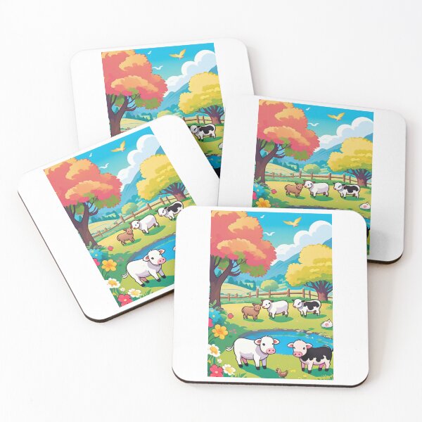 Item preview, Illustration - Rural Landscape, Charming Pastoral Atmosphere designed and sold by AnimeShin.