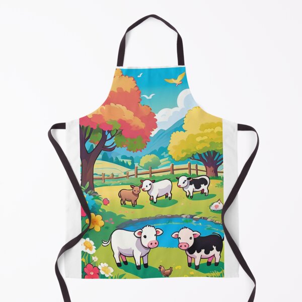 Item preview, Illustration - Rural Landscape, Charming Pastoral Atmosphere designed and sold by AnimeShin.