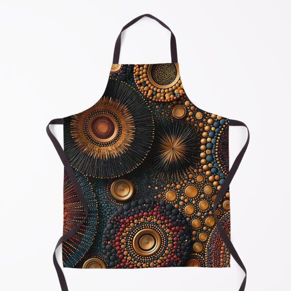 Item preview, Aboriginal Inspired Dot Art - Luxurious Circles Pattern designed and sold by GrinGalore.
