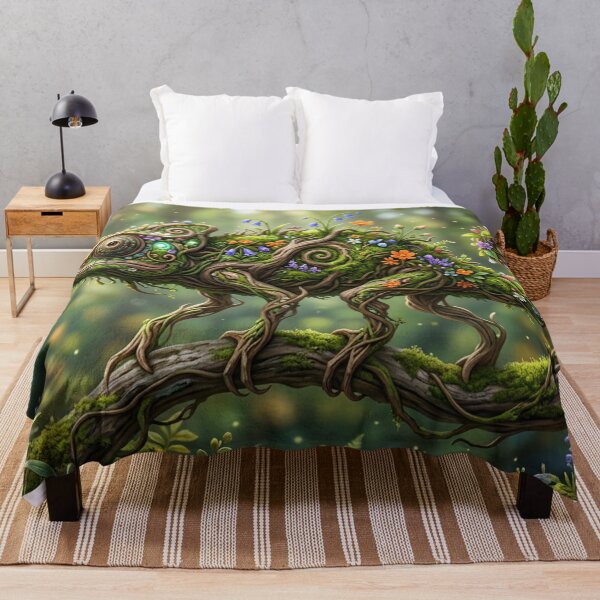 Item preview, Intertwined nature beings awaken designed and sold by Sigtrix.
