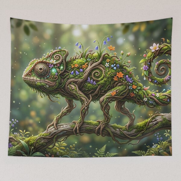 Item preview, Intertwined nature beings awaken designed and sold by Sigtrix.