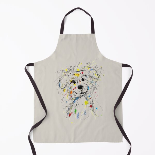 Item preview, Abstract Dog Collage – Color Splash Sketch Tee designed and sold by Artify24.