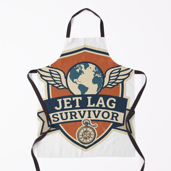 Item preview, Retro Jet Lag Survivor Vintage Travel Sticker designed and sold by asumintjapan1.