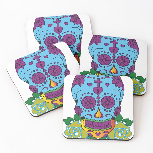 Item preview, Sugar Skull Floral Day of Dead designed and sold by DYSING CREATIVE.