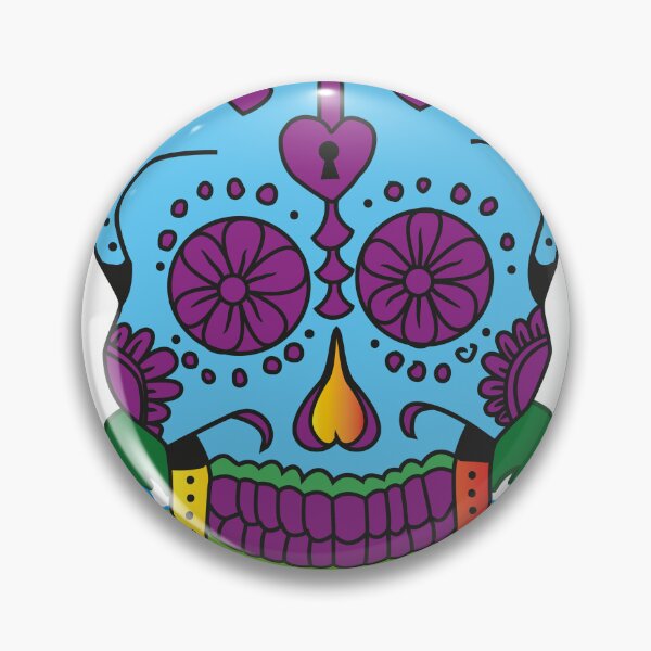 Item preview, Sugar Skull Floral Day of Dead designed and sold by DYSING CREATIVE.