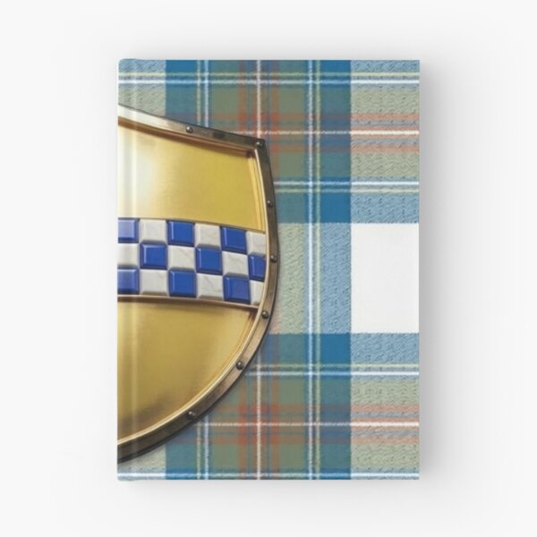 Item preview, Stewart High Steward of Scotland Arms and Muted Blue Tartan designed and sold by Kirrindy Designs.
