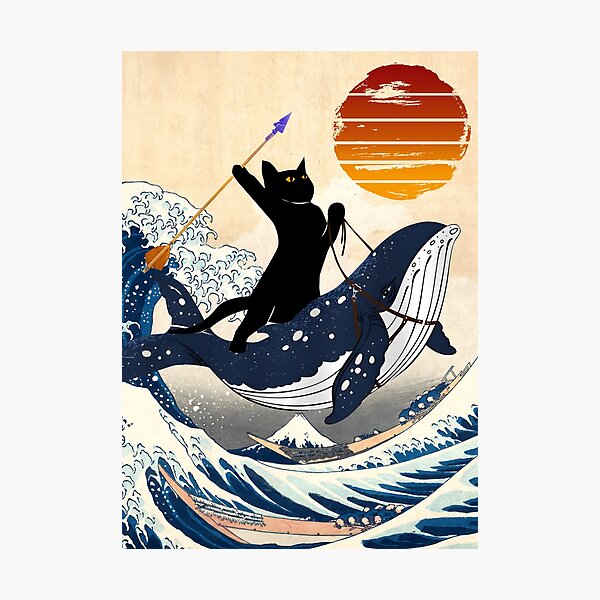 Item preview, If Poseidon Was A Black Cat designed and sold by PurrfectHome.