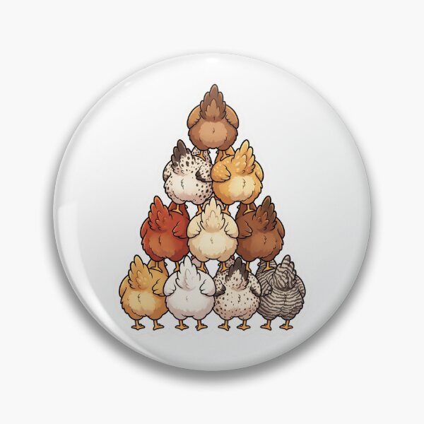 Item preview, Chicken Butts - Funny Backyard Chicken designed and sold by dudelinart.