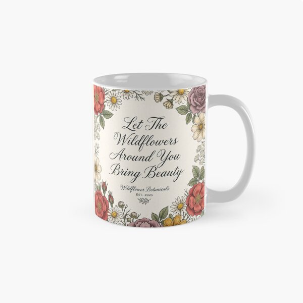 Item preview, Wildflower Wreath Shirt – Vintage Botanical Beauty Quote Watercolor Floral Tee designed and sold by DmaarGroup.