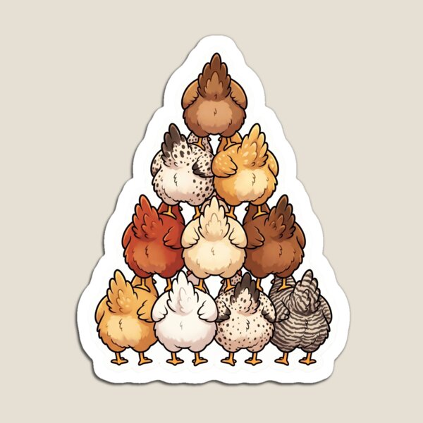 Item preview, Chicken Butts - Funny Backyard Chicken designed and sold by dudelinart.