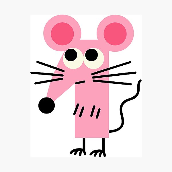 Item preview,  The One and Only Pink Mouse designed and sold by Phoebeicklem.