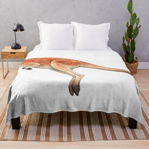 Item preview, Red Kangaroo Mid-Leap — Watercolour designed and sold by Jaruart.