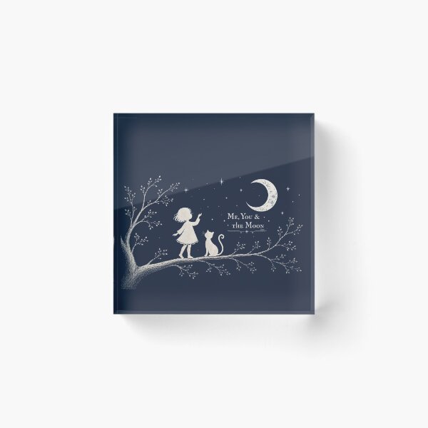 Item preview, Me, You & The Moon – Moonlit Friendship designed and sold by lbl-shop.