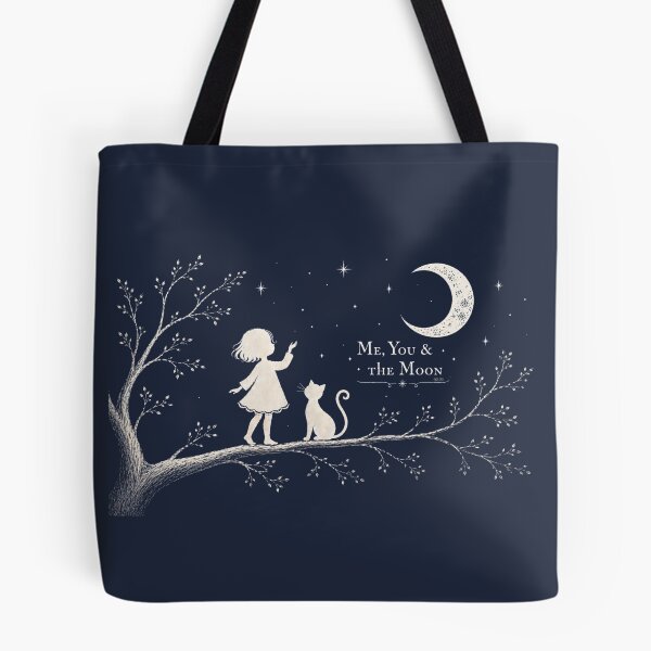 Item preview, Me, You & The Moon – Moonlit Friendship designed and sold by lbl-shop.