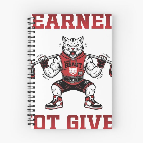 Item preview, Gym Cat – Earned, not given designed and sold by Bilel ★★★★★.