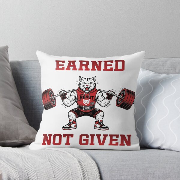 Item preview, Gym Cat – Earned, not given designed and sold by Bilel ★★★★★.