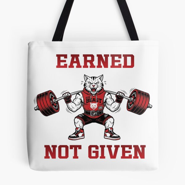 Item preview, Gym Cat – Earned, not given designed and sold by Bilel ★★★★★.