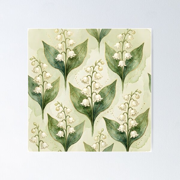 Aperçu de l'œuvre Muguet de la vallée créée et vendue par GraphicsClub.