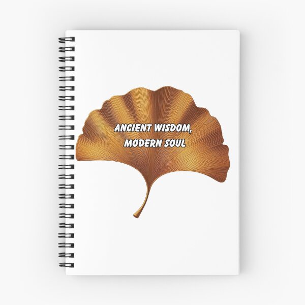 Item preview, Ancient Wisdom Modern Soul Ginkgo Leaf Sticker – Botanical Zen Inspiration, Nature Aesthetic, Motivational Vinyl Decal designed and sold by Pandey14.