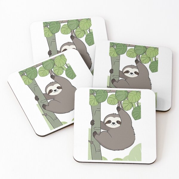 Item preview, Illustration - Sloth, Peaceful and Relaxed Atmosphere designed and sold by AnimeShin.
