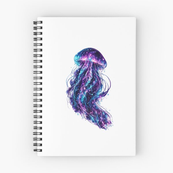 Item preview, Cosmic Jellyfish | Neon Galaxy Ocean | Surreal Bioluminescent Fantasy Art designed and sold by JA-1994.