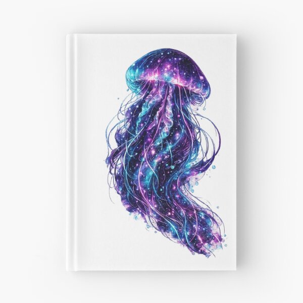 Item preview, Cosmic Jellyfish | Neon Galaxy Ocean | Surreal Bioluminescent Fantasy Art designed and sold by JA-1994.