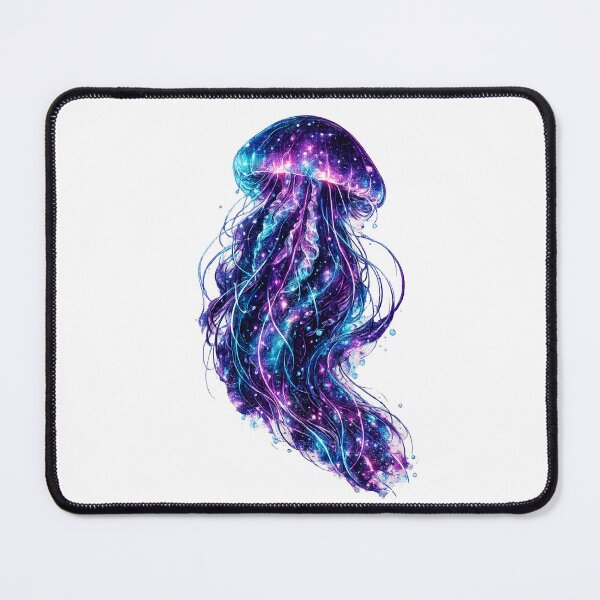 Item preview, Cosmic Jellyfish | Neon Galaxy Ocean | Surreal Bioluminescent Fantasy Art designed and sold by JA-1994.