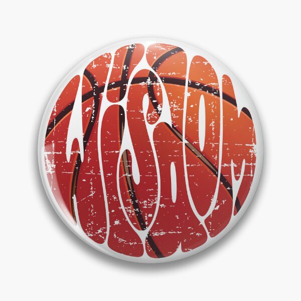 Item preview, Wisdom Basketball Old Style | Retro Basketball Typography Design | Old School Sports Ball Graphic designed and sold by Yodypee.