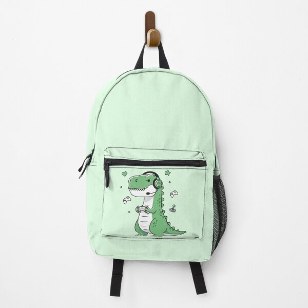 Item preview, Cute Gamer T-Rex Dinosaur Playing Video Games designed and sold by Amir Faysal.