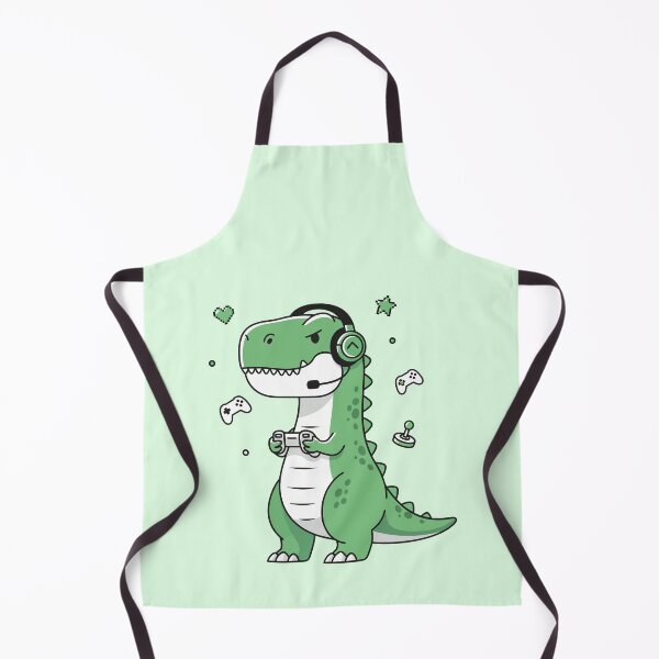 Item preview, Cute Gamer T-Rex Dinosaur Playing Video Games designed and sold by Amir Faysal.