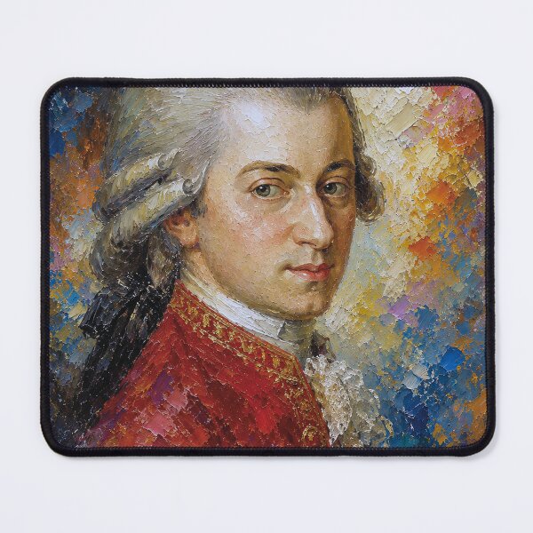 Item preview, Wolfgang Mozart, Austrian composer painting. designed and sold by GalleryKauffeld.