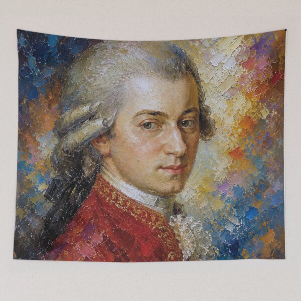 Artikelvorschau, Wolfgang Mozart, österreichischer Komponist und Maler. entworfen und verkauft von GalleryKauffeld.