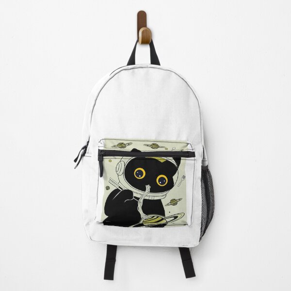 Item preview, Astronaut Black Cat Eating Noodles Space Ramen Lover designed and sold by PurrfectHome.