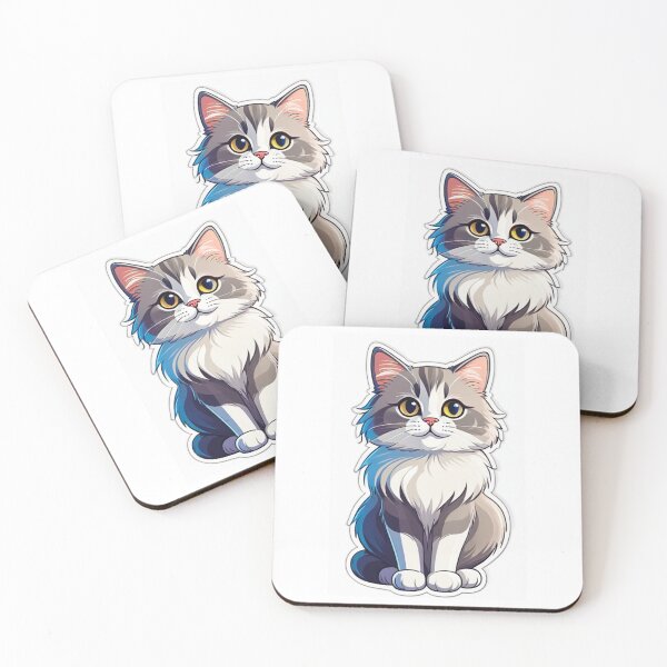 Item preview, Illustration - Stylized Cat, Innocence and Childlike Aesthetic designed and sold by AnimeShin.