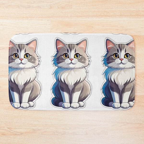 Item preview, Illustration - Stylized Cat, Innocence and Childlike Aesthetic designed and sold by AnimeShin.
