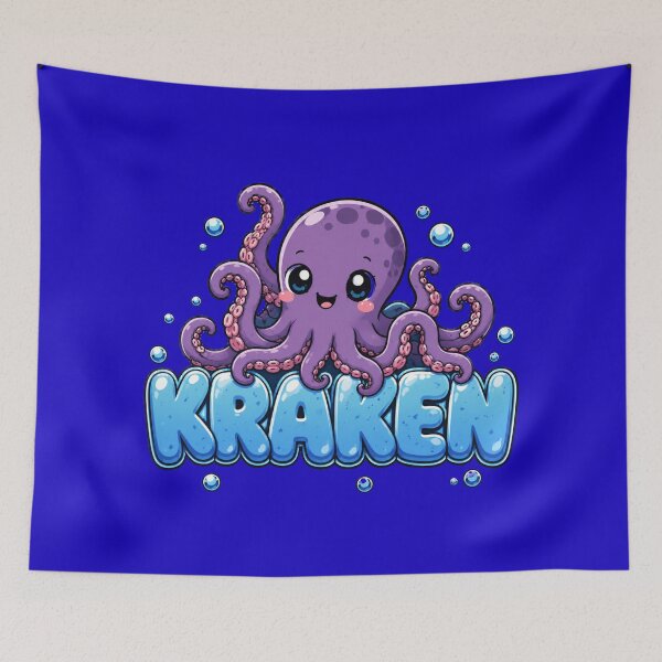 Item preview, Kraken Cryptid Kawaii  designed and sold by redsharkuk.