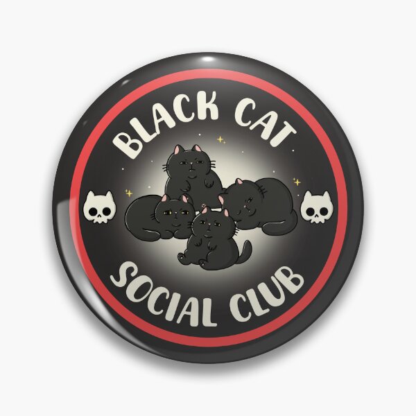 Item preview, Black cat social club designed and sold by Freecheese.